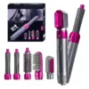 El Secador De Pelo 5 En 1 Tp-5-1 Hot Air Styler Rosado Y Gris